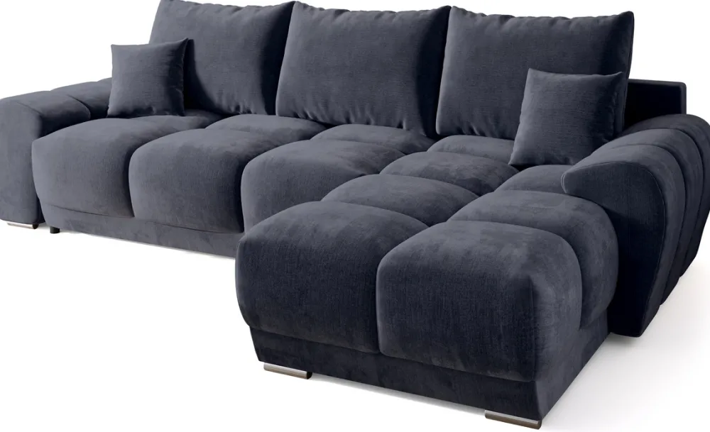 Narożniki>BROMARKT Grafitowy narożnik NUBES funkcja spania