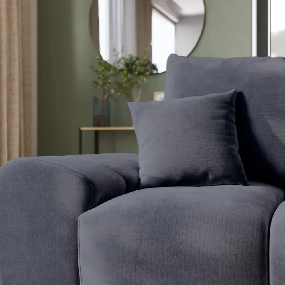 Narożniki>BROMARKT Grafitowy narożnik NUBES funkcja spania