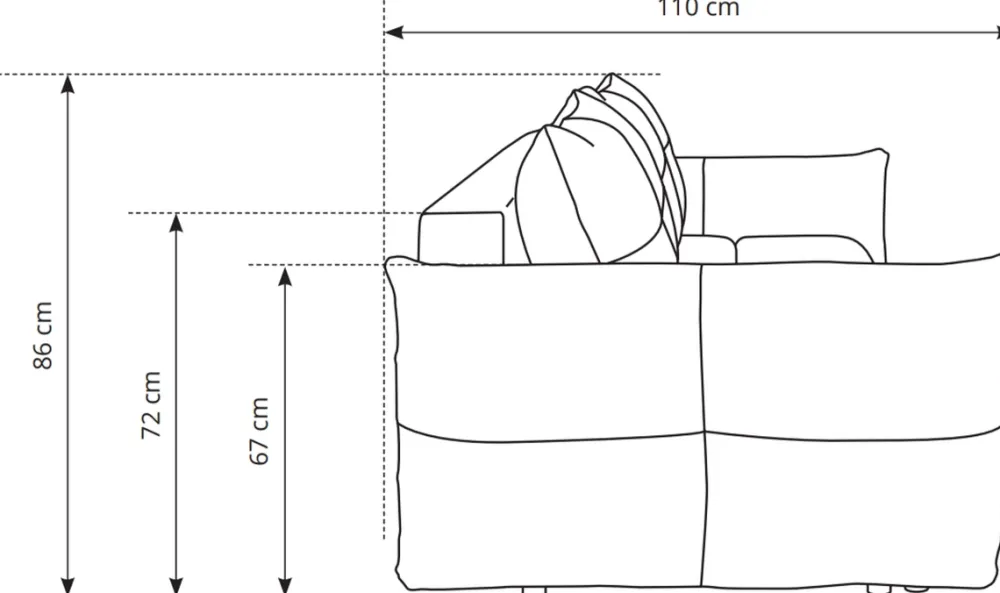 Meble Dla Dzieci|Kanapy I Sofy>LASKI Granatowa kanapa do salonu z funkcją spania i pojemnikiem BERGAMO