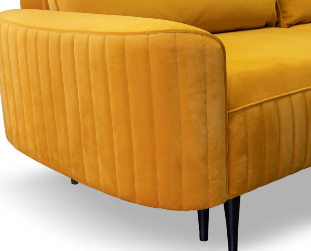 Meble Dla Dzieci|Kanapy I Sofy>LASKI Granatowa kanapa rozkładana do salonu z funkcją spania VELINA