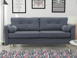 Kanapy I Sofy></noscript>NEXT COLLECTION Granatowa rozkładana sofa do salonu SCENDI