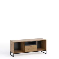 Zestawy Mebli Młodzieżowych|Szafki Rtv>GiB Meble Industrialna biała szafka RTV OLI