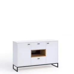 Zestawy Mebli Młodzieżowych|Komody>GiB Meble Industrialna komoda na metalowych nogach OLI