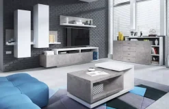 Zestawy Mebli Do Salonu|Komody></noscript>Helvetia Industrialna komoda TABU beton Colorado