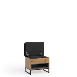 Pufy|Zestawy Mebli Młodzieżowych>GiB Meble Industrialny kuferek ze schowkiem biały OLI