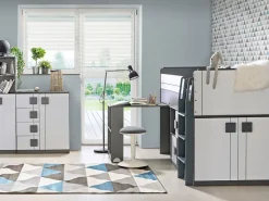 Regały Na Książki|Regały Dla Dzieci>DOLMAR Jednodrzwiowy regał do pokoju dziecięcego 35 cm GROOVY