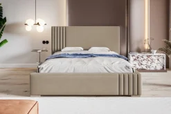 Meble Dla Dzieci|Łóżka Młodzieżowe></noscript>Riban Jednoosobowe łózko tapicerowane 90x200 cm SENSO