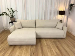 Meble Dla Dzieci|Meble Młodzieżowe></noscript>BROMARKT Kanapa narożna z funkcją spania do salonu boucle CLAUDIO