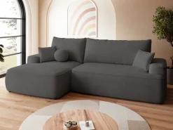 Meble Dla Dzieci|Narożniki>BROMARKT Kanapa narożna z funkcją spania i pojemnikiem CARMELLO boucle