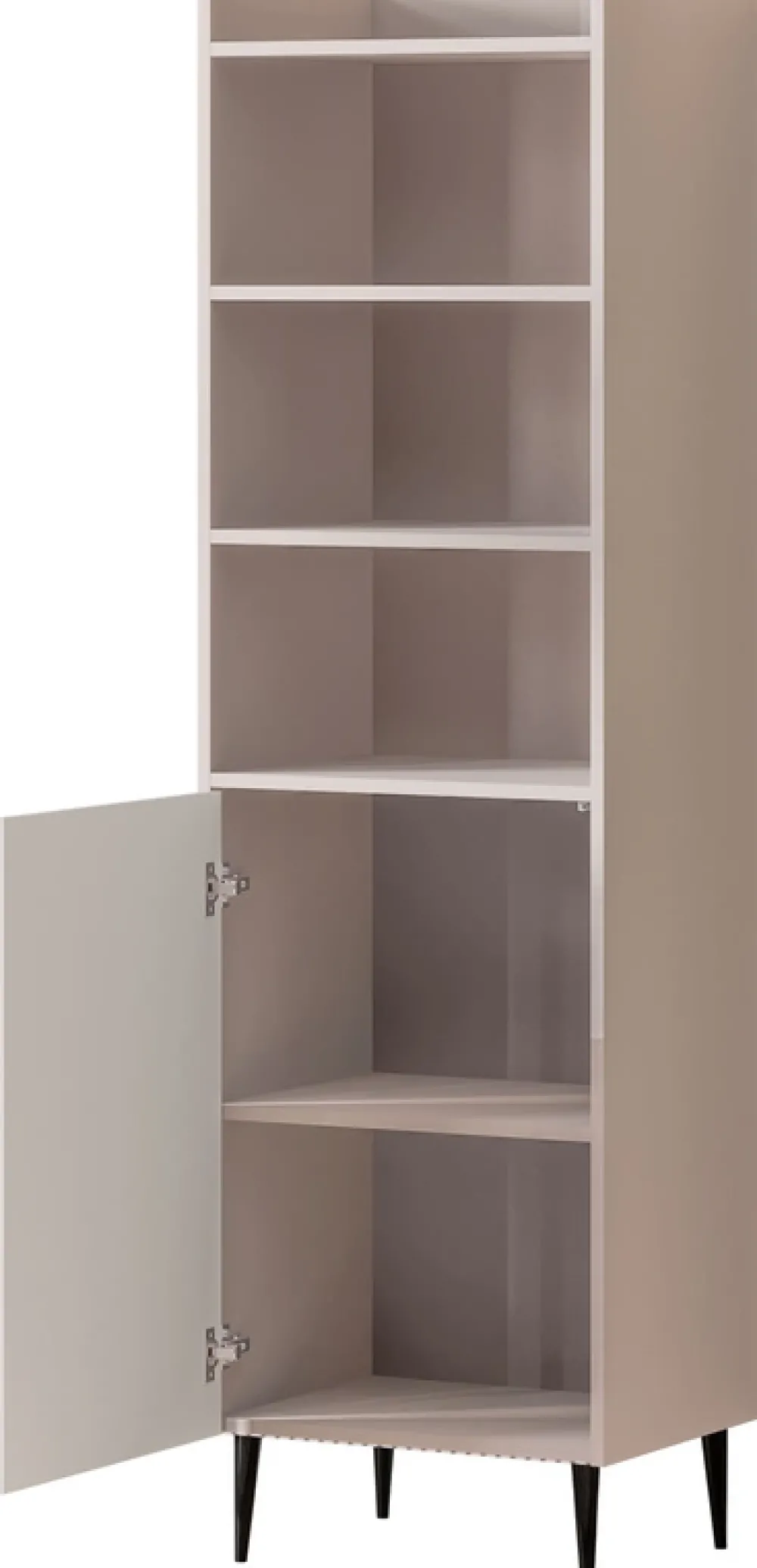 Zestawy Mebli Do Salonu|Meblościanki>JUREK owa meblościanka do salonu z regałem i komodą ASPERO kaszmir