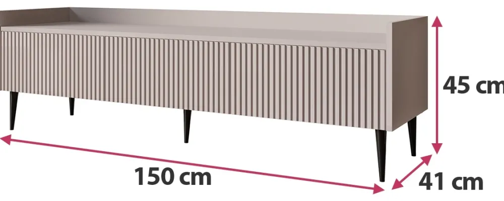 Zestawy Mebli Do Salonu|Meblościanki>JUREK owa meblościanka do salonu z regałem i komodą ASPERO kaszmir