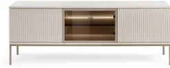 Zestawy Mebli Do Salonu|Szafki Rtv>PIASKI Kaszmirowa szafka RTV pod telewizor na nóżkach 154 cm SEWILLA