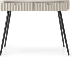 Toaletki I Konsole>PIASKI owa toaletka z szufladami 103 cm ZENIT frezowane fronty kaszmir