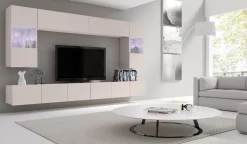 Zestawy Mebli Do Salonu|Zestawy Mebli Młodzieżowych>GiB Meble owa witryna wisząca do salonu MODERN kaszmir