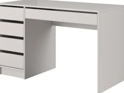 Biurka|Meble Młodzieżowe>LASKI owe nowoczesne biurko z szufladami 120x55 cm JULIA kaszmir
