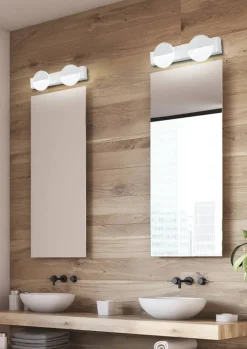 Oświetlenie Łazienki|Kinkiety>Candellux Lighting Kinkiet łazienkowy biały podwójny LED 3W 4000K Sing