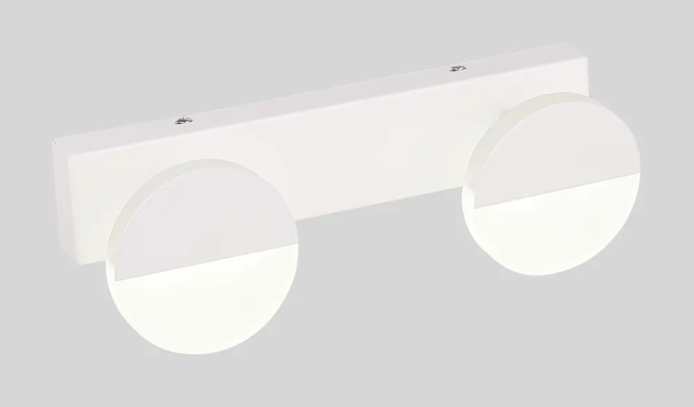 Oświetlenie Łazienki|Kinkiety>Candellux Lighting Kinkiet łazienkowy biały podwójny LED 3W 4000K Sing