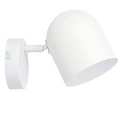 Oświetlenie Przedpokoju|Oświetlenie Jadalni></noscript>Candellux Lighting Kinkiet biały lampa ścienna metal Azuro