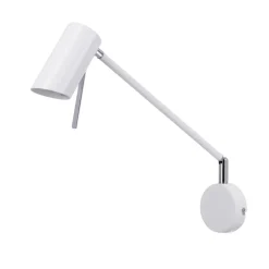 Oświetlenie Pokoju Dziecięcego|Oświetlenie Sypialni></noscript>Candellux Lighting Kinkiet biały matowy regulowany obrotowy GU10 40W Milly