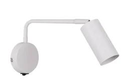 Oświetlenie Pokoju Dziecięcego|Oświetlenie Sypialni></noscript>Candellux Lighting Kinkiet biały ruchomy z włącznikiem 1xGU10 Tinia