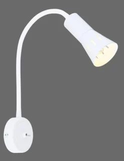 Oświetlenie Pokoju Dziecięcego|Oświetlenie Przedpokoju>Candellux Lighting Kinkiet biały wysięgnik regulowany Arnea