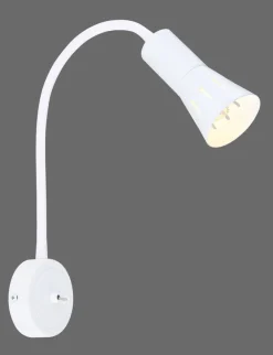 Oświetlenie Pokoju Dziecięcego|Oświetlenie Przedpokoju>Candellux Lighting Kinkiet biały wysięgnik regulowany Arnea