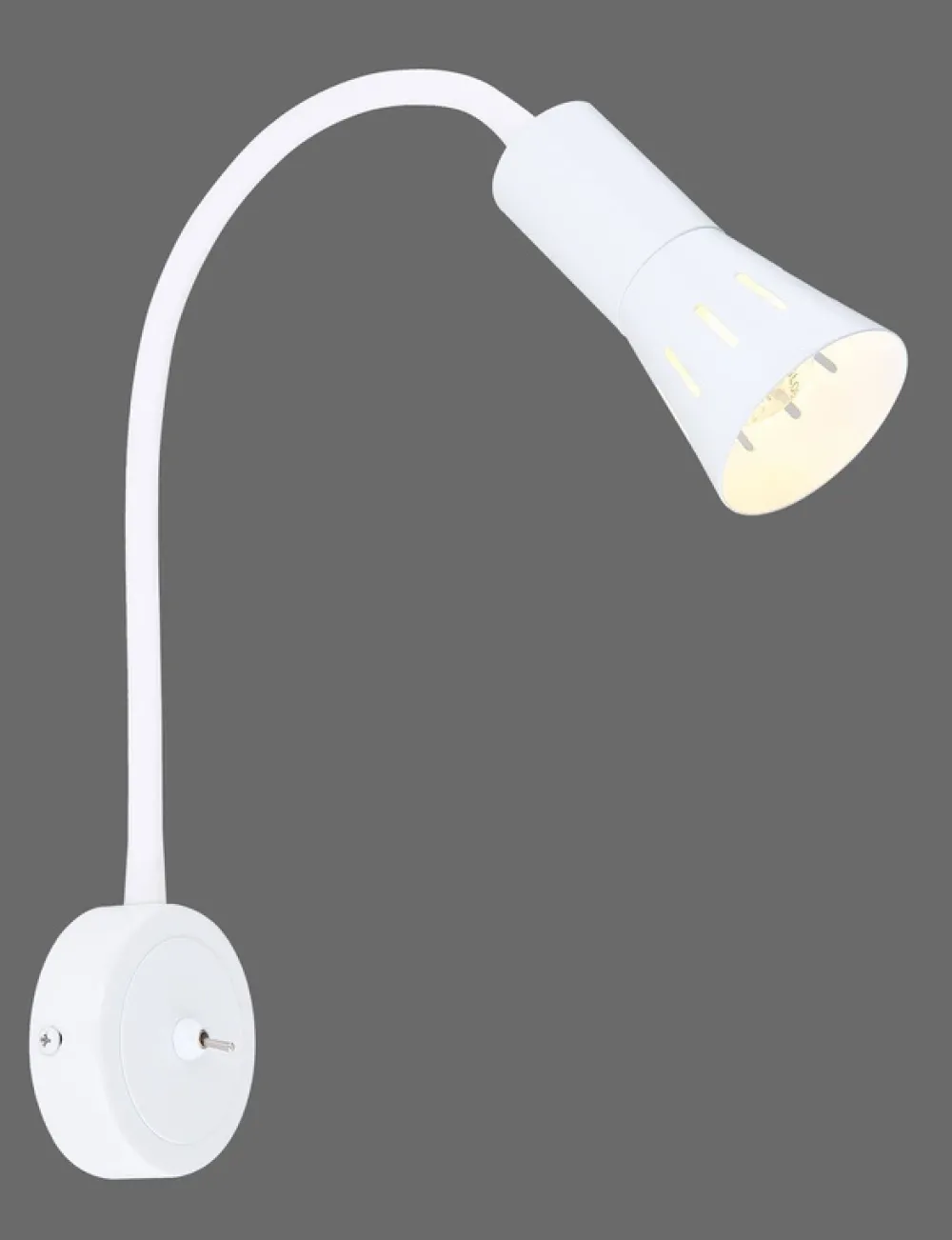 Oświetlenie Pokoju Dziecięcego|Oświetlenie Przedpokoju>Candellux Lighting Kinkiet biały wysięgnik regulowany Arnea