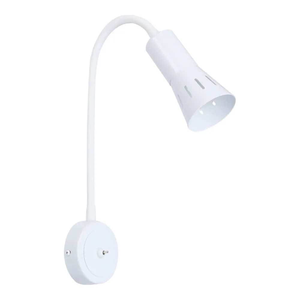 Oświetlenie Pokoju Dziecięcego|Oświetlenie Przedpokoju>Candellux Lighting Kinkiet biały wysięgnik regulowany Arnea