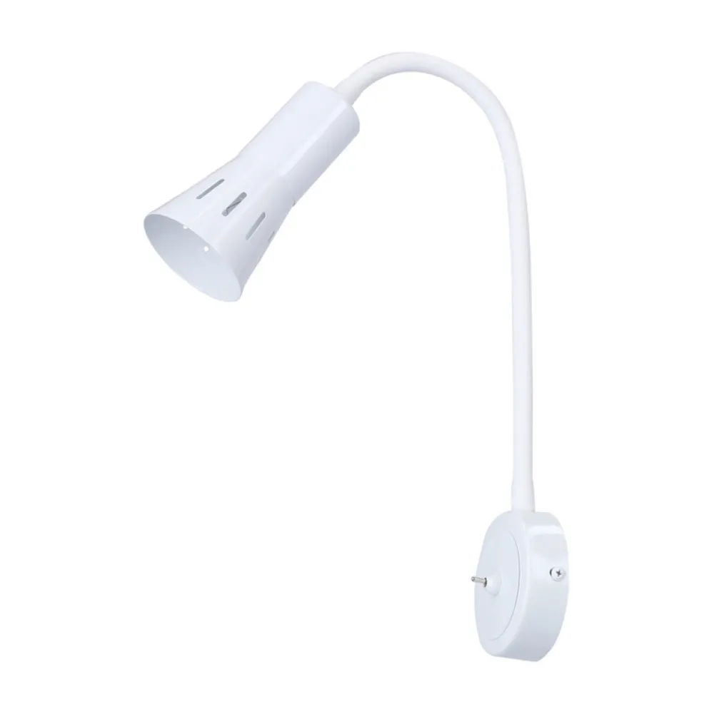 Oświetlenie Pokoju Dziecięcego|Oświetlenie Przedpokoju>Candellux Lighting Kinkiet biały wysięgnik regulowany Arnea