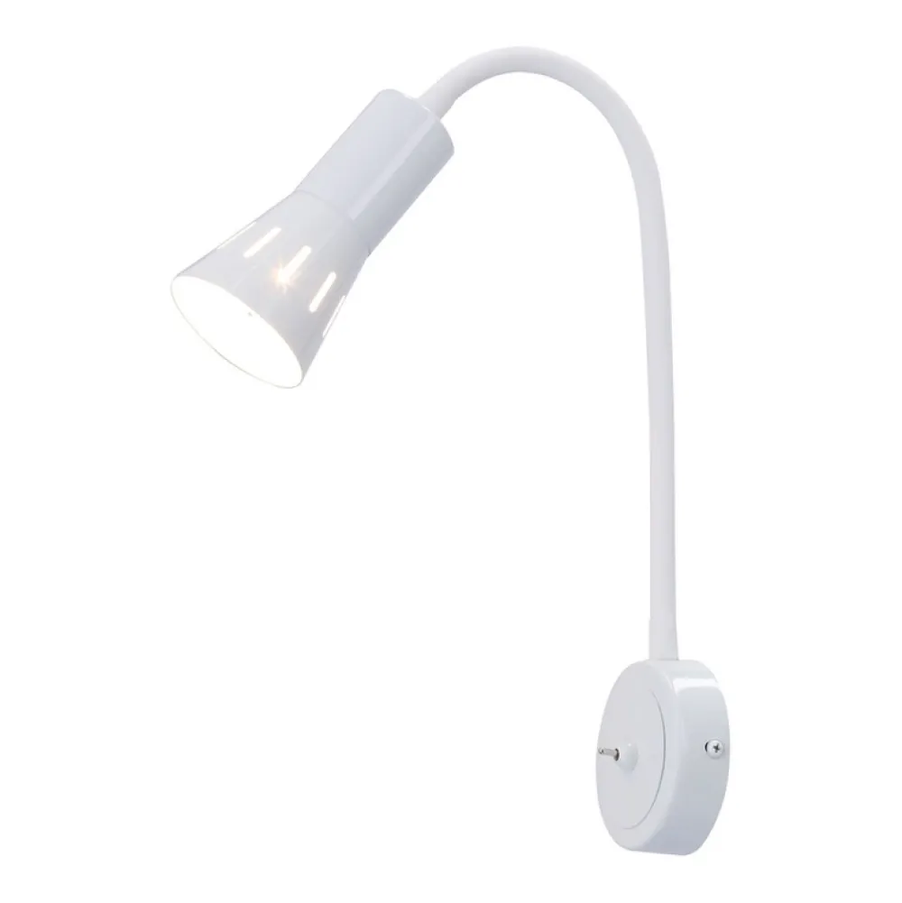 Oświetlenie Pokoju Dziecięcego|Oświetlenie Przedpokoju>Candellux Lighting Kinkiet biały wysięgnik regulowany Arnea