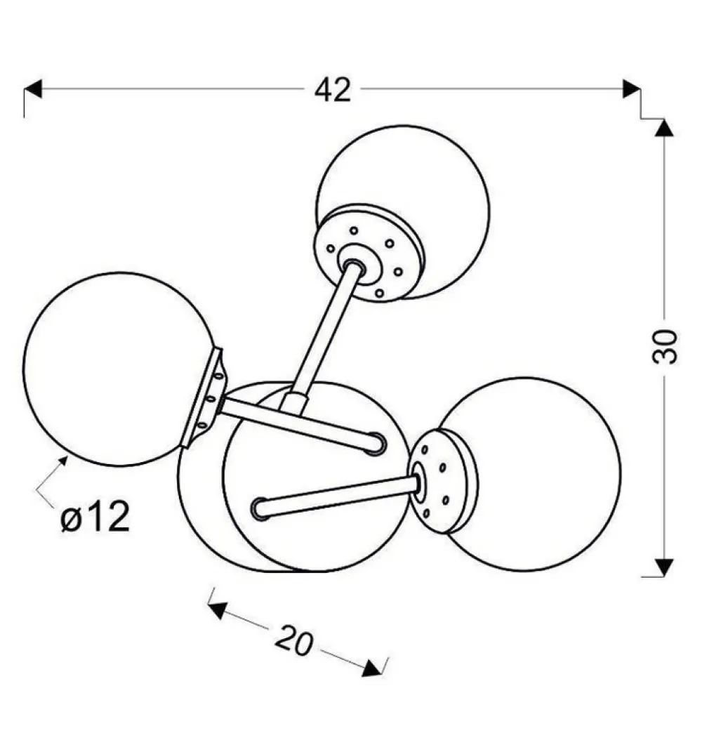 Oświetlenie Przedpokoju|Oświetlenie Jadalni>Candellux Lighting Kinkiet chrom lampa ścienna 3xE14 Best