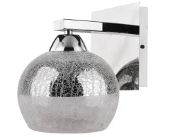 Oświetlenie Przedpokoju|Oświetlenie Jadalni>Candellux Lighting Kinkiet chromowy szklany klosz lustrzany Cromina