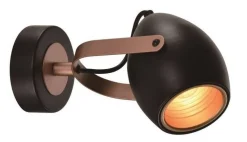 Oświetlenie Przedpokoju|Oświetlenie Jadalni>Candellux Lighting Kinkiet czarno-miedziany regulowany E14 40W Anica