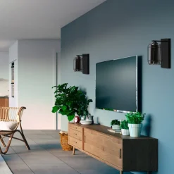 Oświetlenie Jadalni|Oświetlenie Sypialni></noscript>Candellux Lighting Kinkiet czarny Jonera 1x40W E27 klosz dymiony