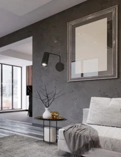 Oświetlenie Pokoju Dziecięcego|Oświetlenie Sypialni>Candellux Lighting Kinkiet czarny ruchomy z włącznikiem Tinia