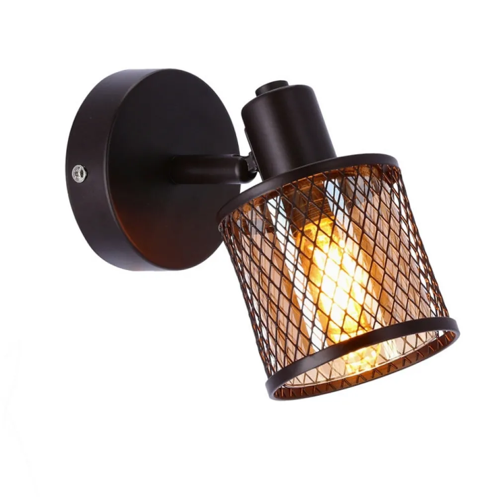 Oświetlenie Przedpokoju|Oświetlenie Sypialni>Candellux Lighting Kinkiet kawowe złoto klosz bursztynowy 1xE14 Canabera