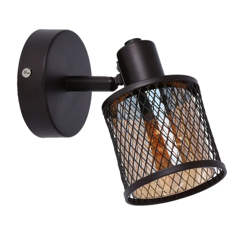 Oświetlenie Przedpokoju|Oświetlenie Sypialni>Candellux Lighting Kinkiet kawowe złoto klosz bursztynowy 1xE14 Canabera