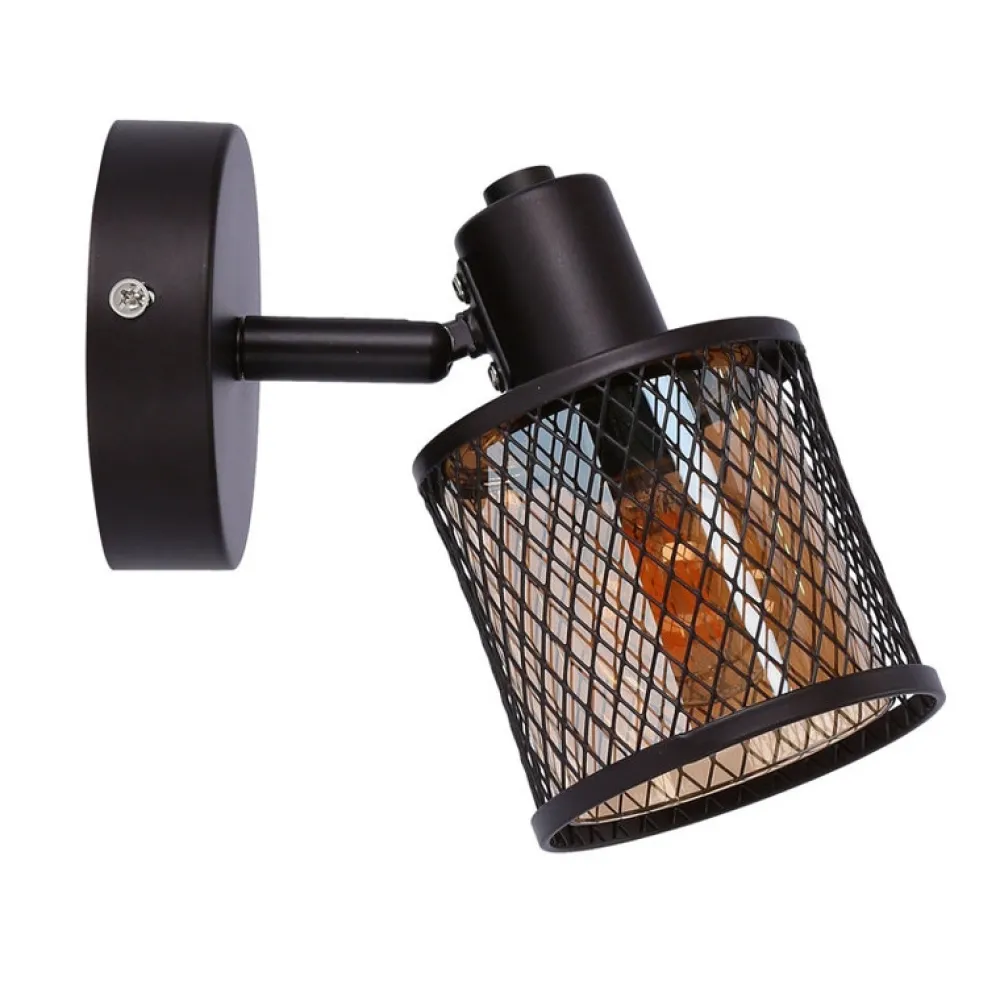 Oświetlenie Przedpokoju|Oświetlenie Sypialni>Candellux Lighting Kinkiet kawowe złoto klosz bursztynowy 1xE14 Canabera