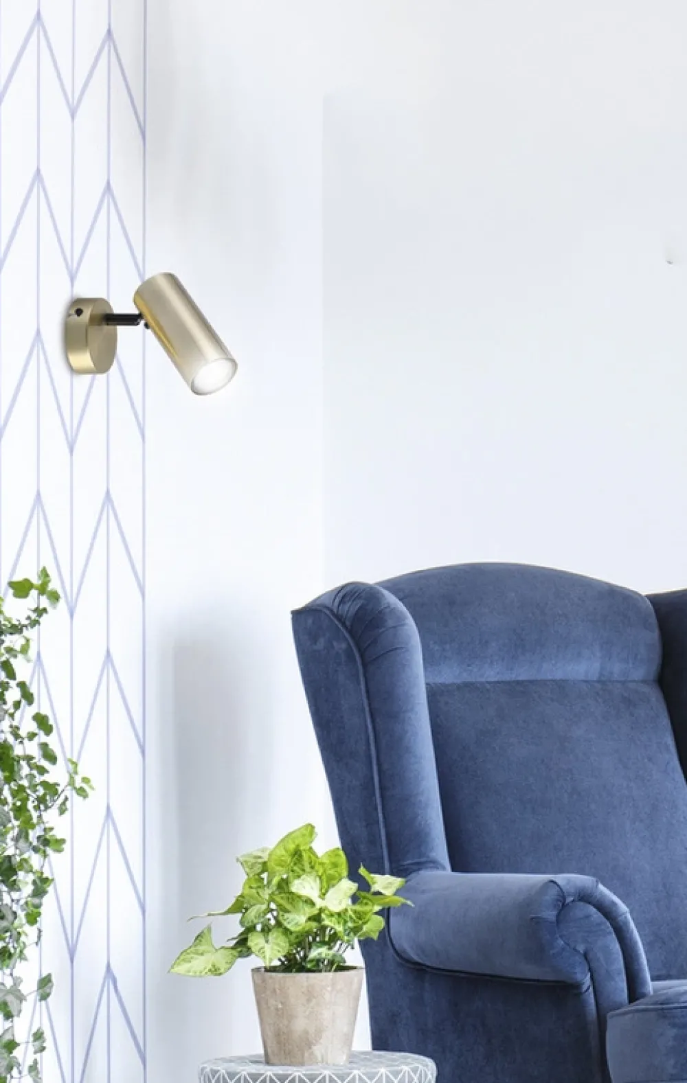 Oświetlenie Przedpokoju|Oświetlenie Jadalni>Candellux Lighting Kinkiet mosiądz ruchomy metalowy spot Colly