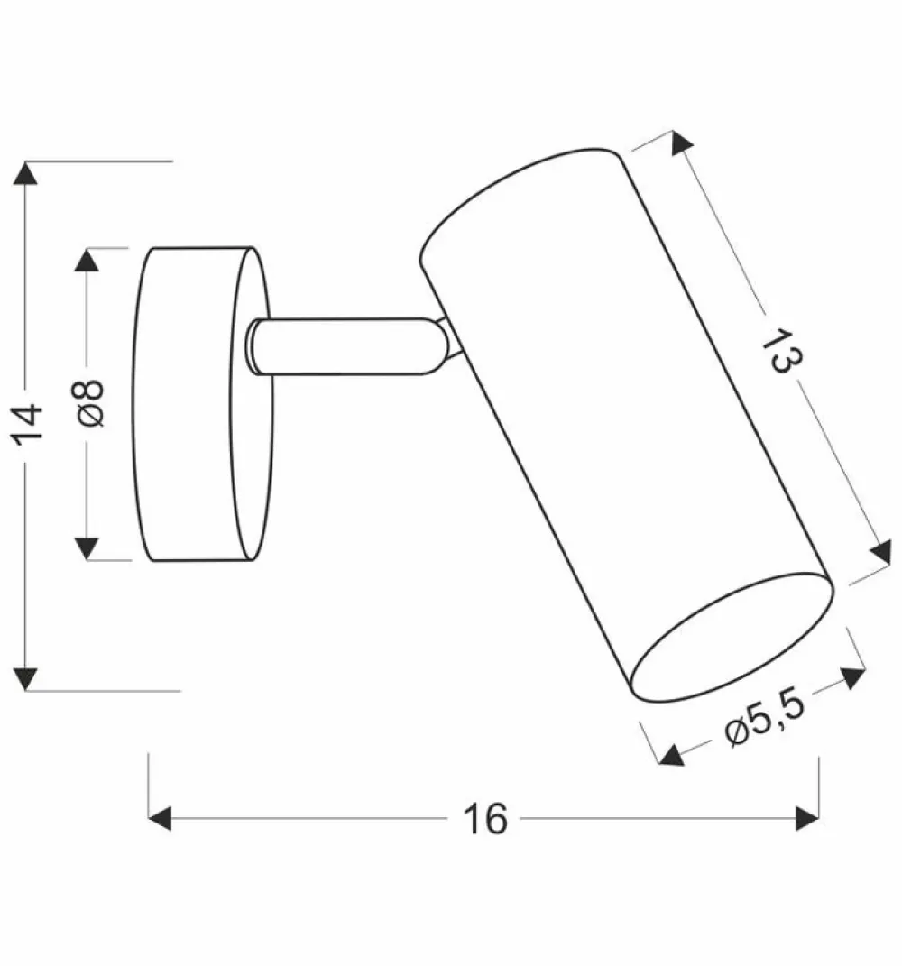 Oświetlenie Przedpokoju|Oświetlenie Jadalni>Candellux Lighting Kinkiet mosiądz ruchomy metalowy spot Colly