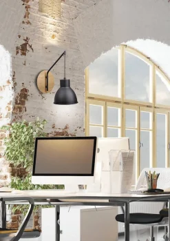 Oświetlenie Sypialni|Oświetlenie Salonu>Candellux Lighting Kinkiet 1xE27 czarna loft VARIO