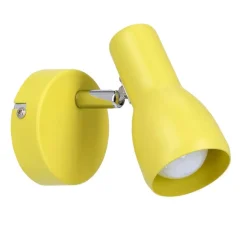 Oświetlenie Pokoju Dziecięcego|Oświetlenie Sypialni>Candellux Lighting Kinkiet 1xE14 musztardowy PICARDO