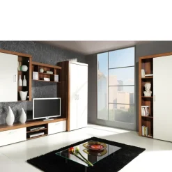 Szafki Wiszące></noscript>JUREK Klasyczna szafka wisząca z witryną do salonu 90 cm SELFI