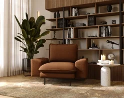 Fotele></noscript>Polak Meble Klasyczny fotel do salonu na nóżkach PROLI