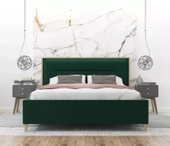 Łóżka Młodzieżowe|Łóżka Na Nóżkach>Laaph Studio Łóżko 140 z pojemnikiem AJON