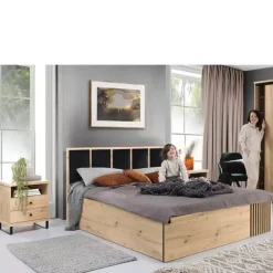 Zestawy Mebli Do Sypialni>JARSTOL Łóżko do sypialni 160x200 CALIS