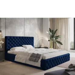 Łóżka Młodzieżowe|Łóżka Z Zagłówkiem>Riban Łóżko do sypialni 140x200 cm INTON glamour