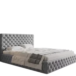 Łóżka Młodzieżowe|Łóżka Z Zagłówkiem></noscript>Riban Łóżko do sypialni 140x200 cm INTON glamour