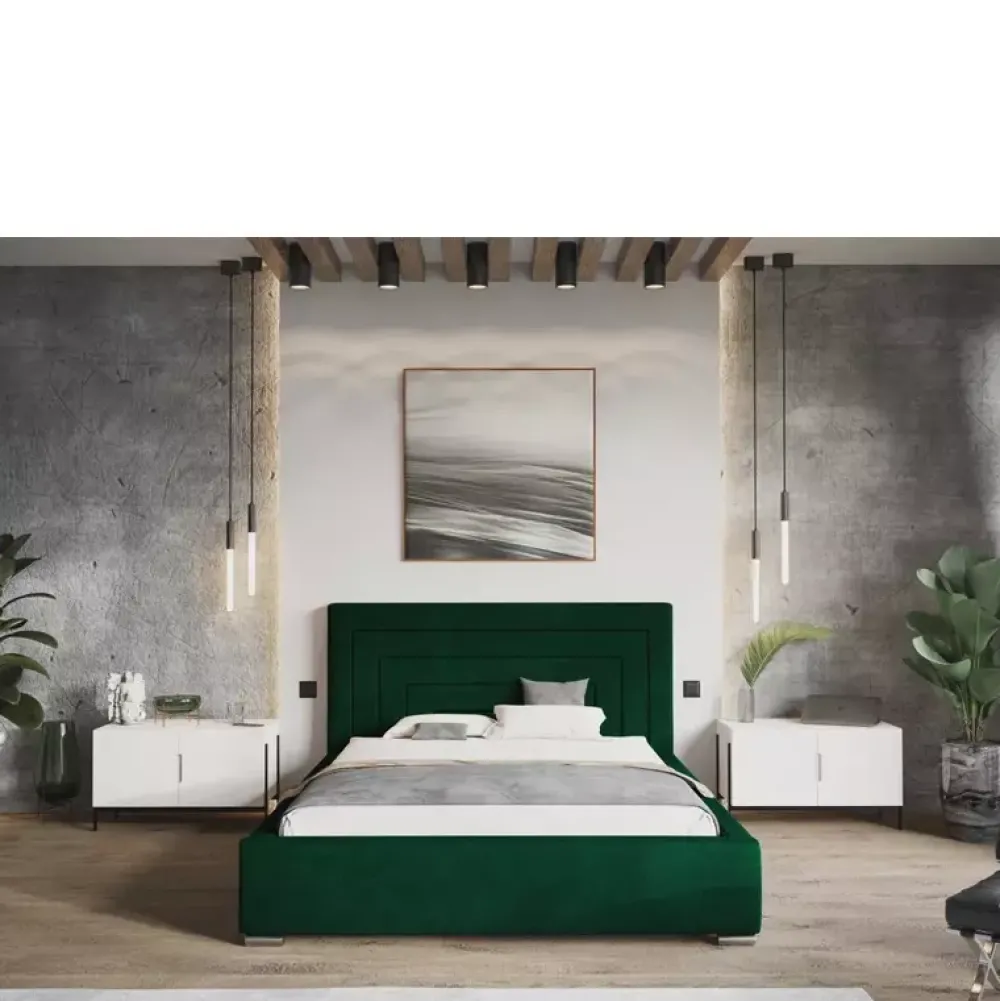 Łóżka Młodzieżowe|Łóżka Z Zagłówkiem>Riban Łóżko do sypialni 140x200 cm ORNEN