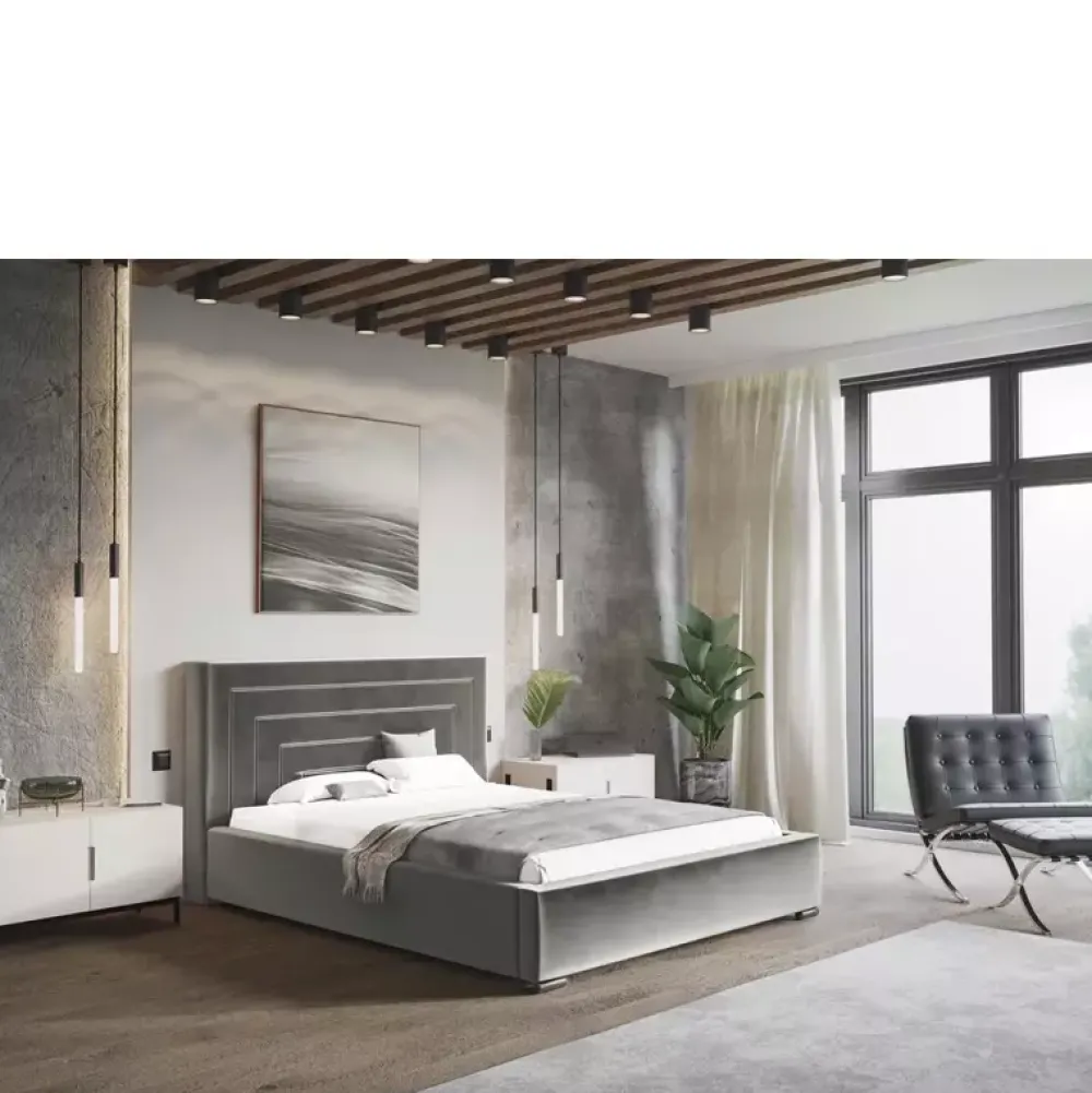 Łóżka Młodzieżowe|Łóżka Z Zagłówkiem>Riban Łóżko do sypialni 140x200 cm ORNEN